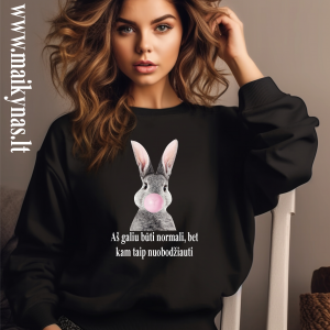 Džemperis: Aš galiu būti normali, bet kam taip nuobodžiai 