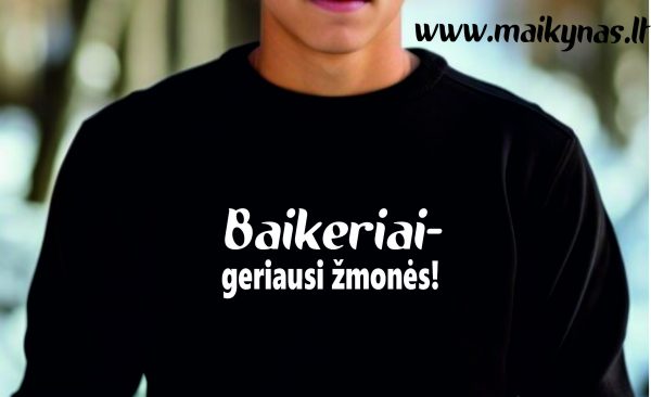 Džemperis: Baikeriai- geriausi žmonės 