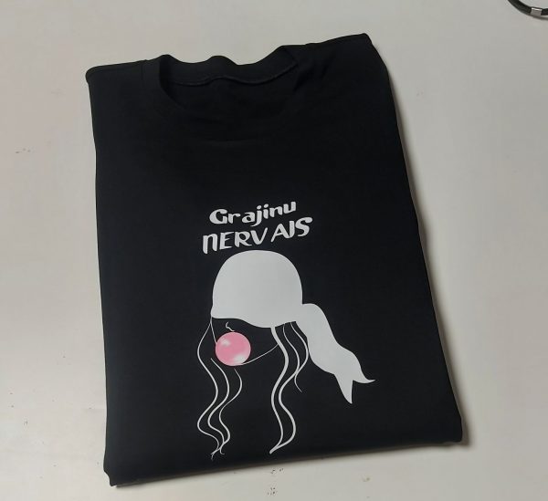Marškinėliai: Grajinu nervais
