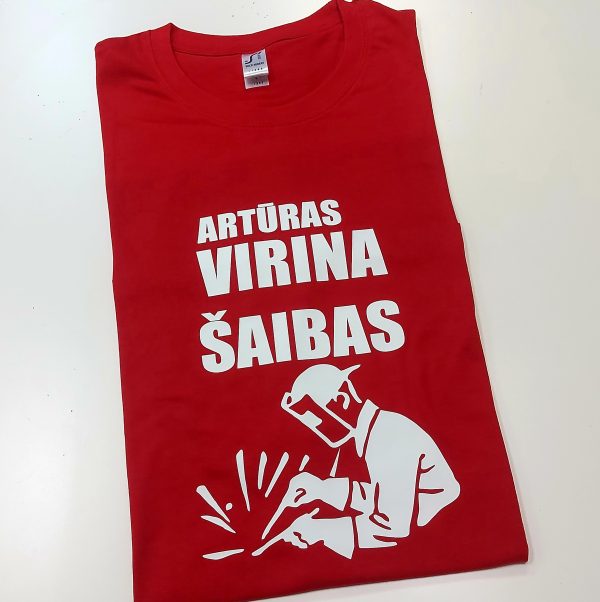 Marškinėliai: Artūras virina šaibas