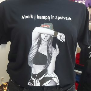 Marškinėliai: Nueik į kampą ir apsiverk 