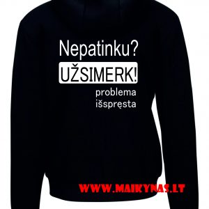 Džemperis: Nepatinku? užsimerk