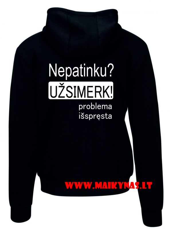Džemperis: Nepatinku? užsimerk
