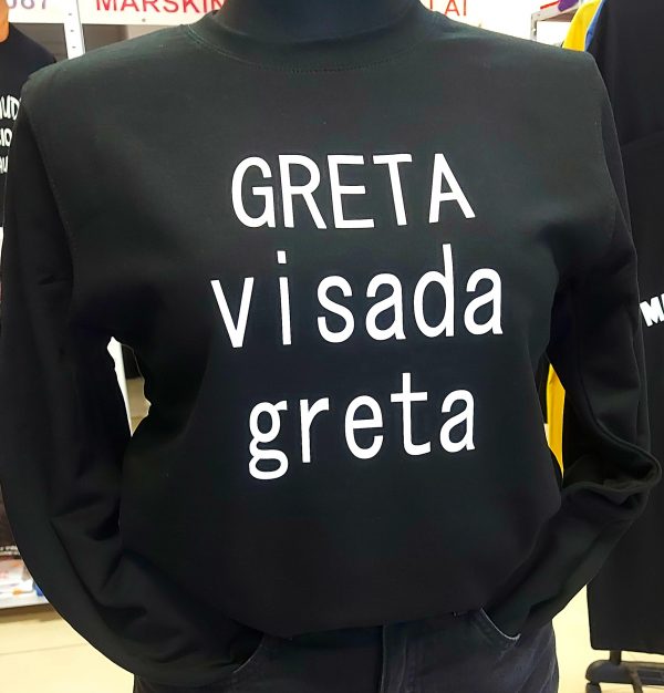 Džemperis: Greta visada greta 