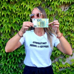 Marškinėliai: Atsiprašymus priimu tik grynais 