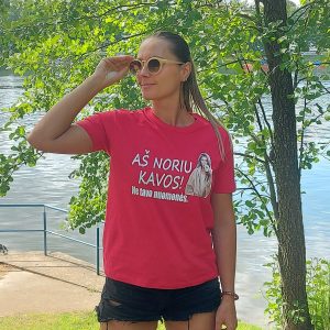 Marškinėliai: Noriu kavos, ne tavo nuomonės