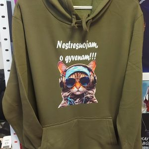 Džemperis: Nestresuojam, o gyvenam 