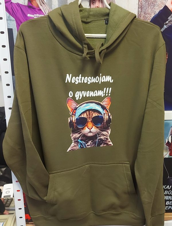 Džemperis: Nestresuojam, o gyvenam 