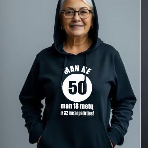 Džemperis: Man ne 50, man 18 metų ir 32 metai patirties 