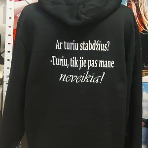 Džemperis: Ar turiu stabdžius? taip, tik jie pas mane neveikia