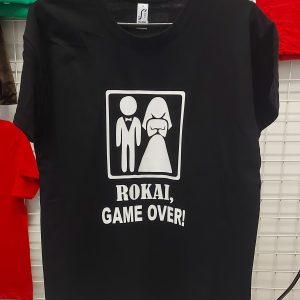 Marškinėliai: Rokai game over 