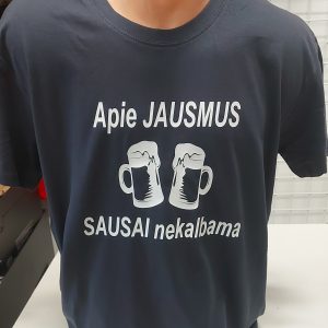 Marškinėliai: Apie jausmus sausai nekalbama 