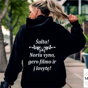 Džemperis: Šalta! Noriu vyno, gero filmo ir į lovytę 