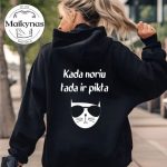 Džemperis: Kada noriu tada ir pikta su katinu 