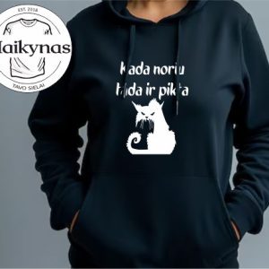 Džemperis: Kada noriu tada ir pikta su piktu katinu