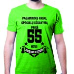Marškinėliai: Pagamintas pagal specialų užsakymą prieš 55 metus, išskirtinis ir stiprus